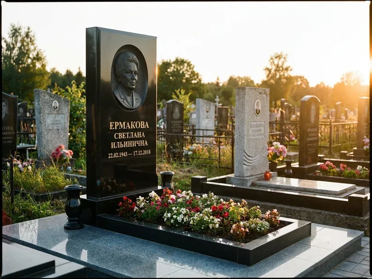 Памятник с барельефом — выполненная работа 18 в Самаре
