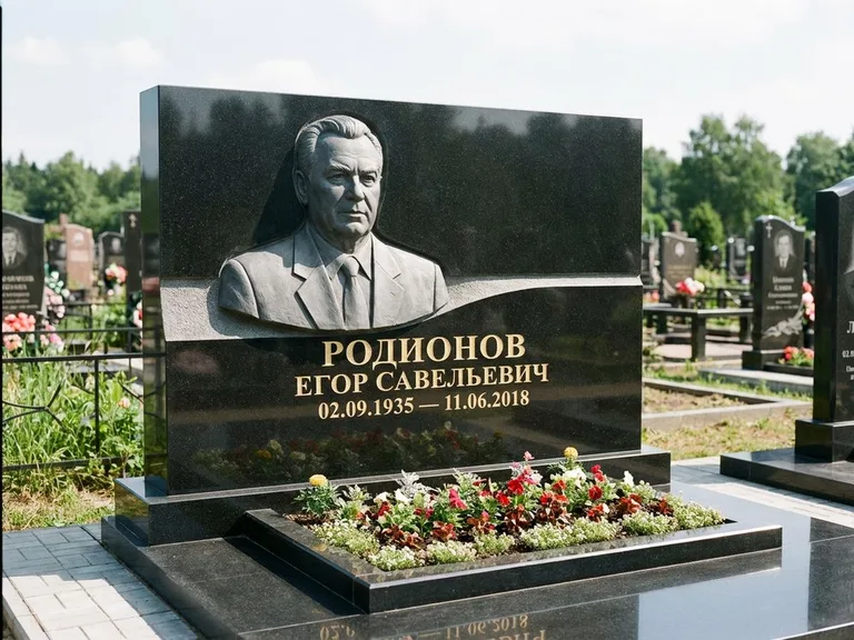 Памятник с барельефом — выполненная работа 27 в Самаре