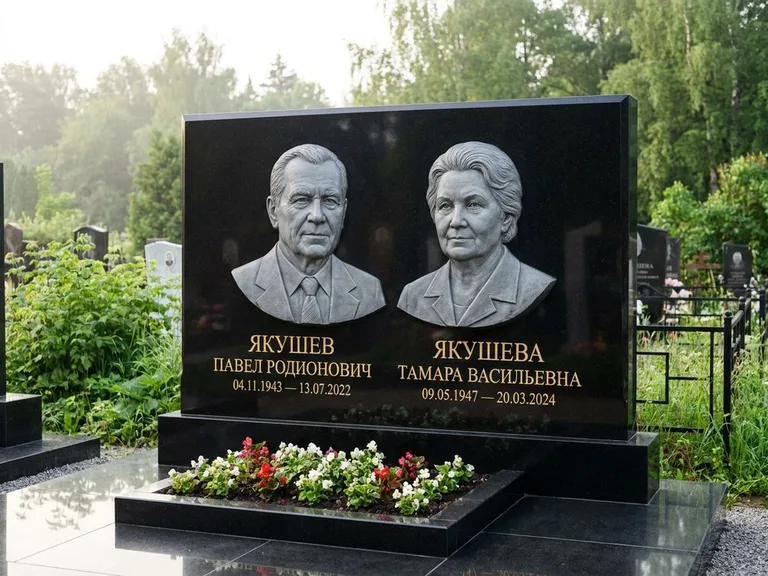 Памятник с барельефом — выполненная работа 36 в Самаре