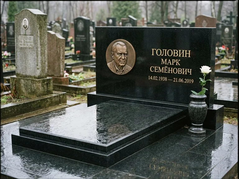 Памятник с барельефом — выполненная работа 40 в Самаре