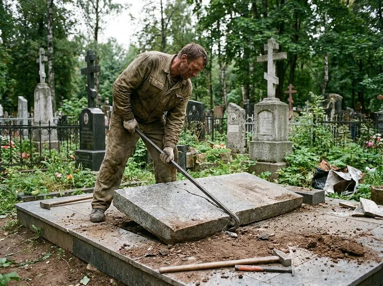Демонтаж гранитной плитки и мощения участка в Самаре