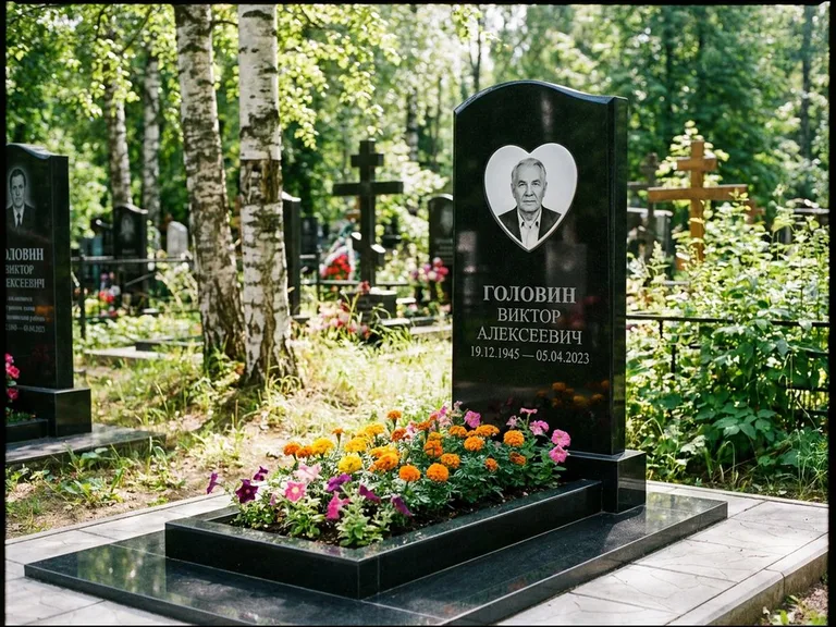 Овальный цветной портрет на керамике в Самаре