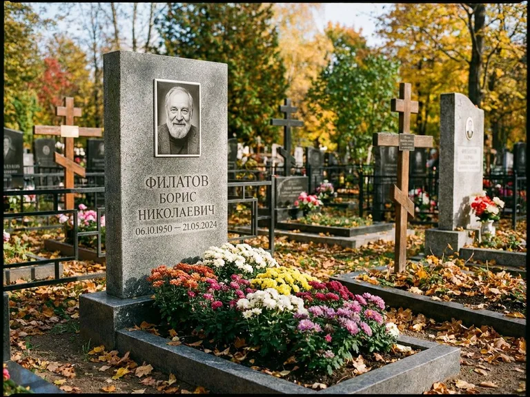 Керамический портрет с цветником в Самаре