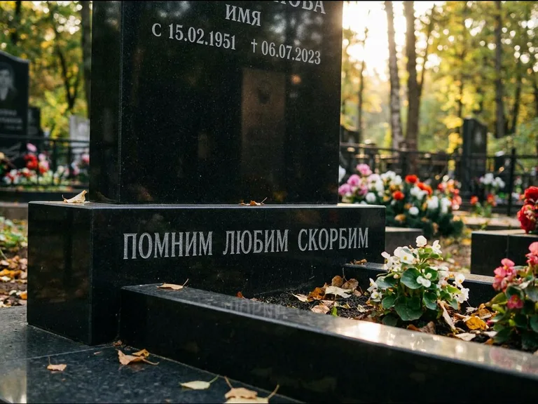 Эпитафия — гравировка с выездом на кладбище в Самаре