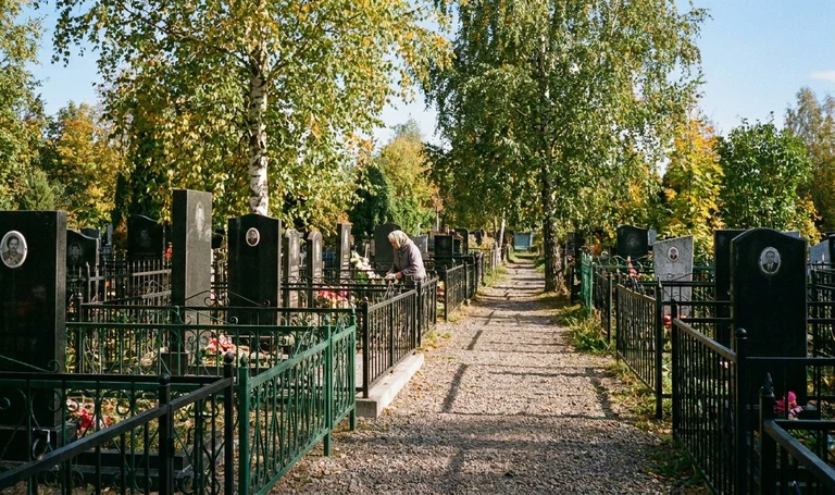 Памятники на Северном кладбище в Перми