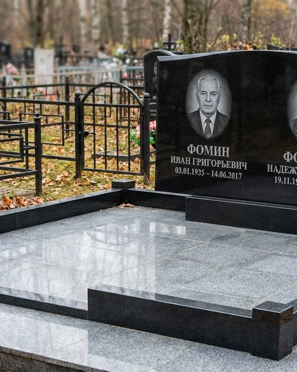 Премиум-комплекс под ключ с вазами и скамьёй в Самаре