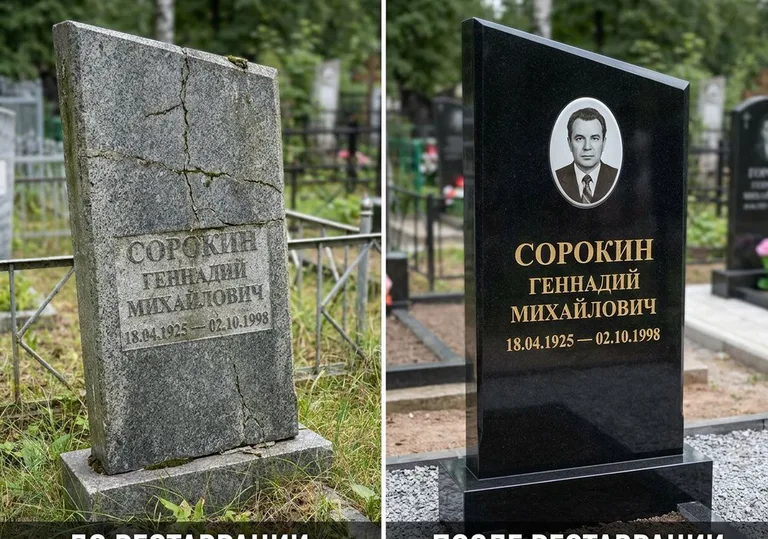 Полная реставрация старого памятника: до и после в Самаре