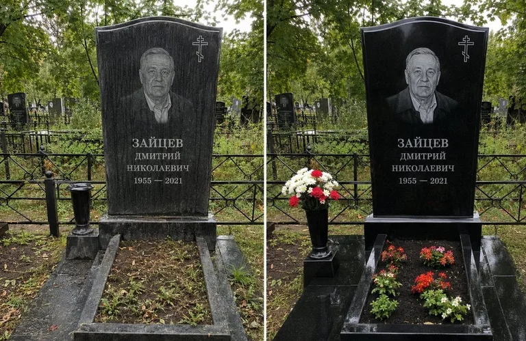 Уборка комплекса со скамьёй и плиткой до и после в Самаре