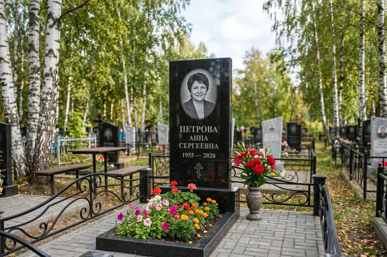Установка гранитного памятника на могилу в Самаре