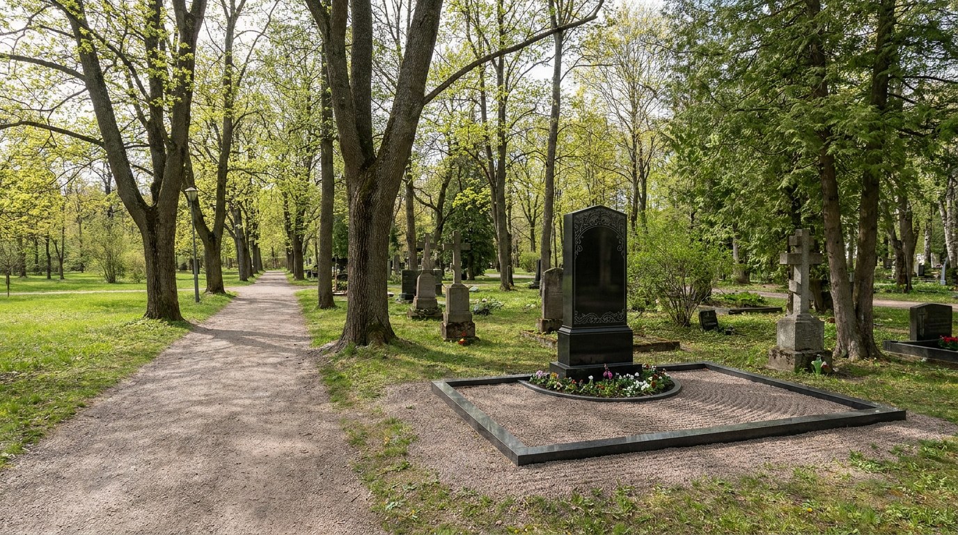 Памятники на Стромиловском кладбище в Самаре