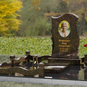 Гранитный памятник для одиночного захоронения П160 - П160
