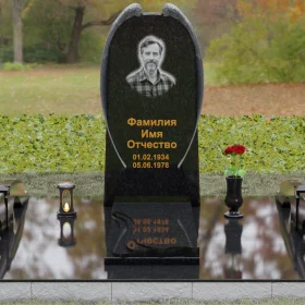 Гранитный вертикальный памятник П161 - П161