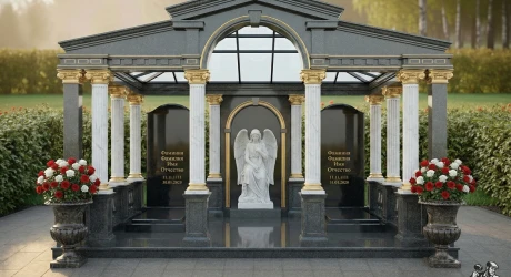 Изготовление и установка памятника-часовни на кладбище
