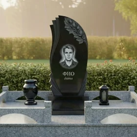 Гранитный светский памятник для мемориального комплекса - ПН443