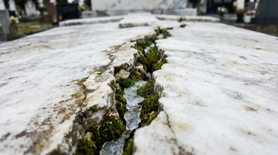 treshchina-v-starom-pamyatnike