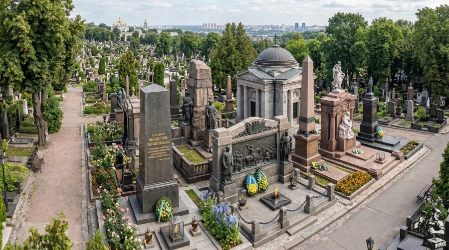 panorama-elitnogo-memorialnogo-kompleksa-skulptury-panteon-obelisk