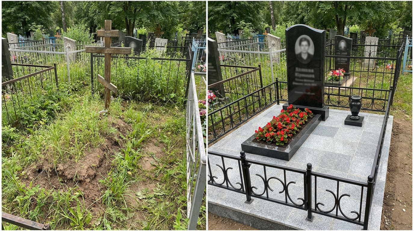 Памятник под ключ в Самаре — пример 1