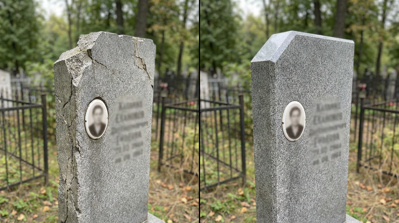 Реставрация памятника в Самаре — пример 3