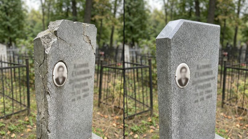 Реставрация памятника в Самаре — пример 3