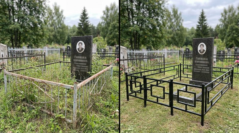 Установка ограды в Самаре — пример 1
