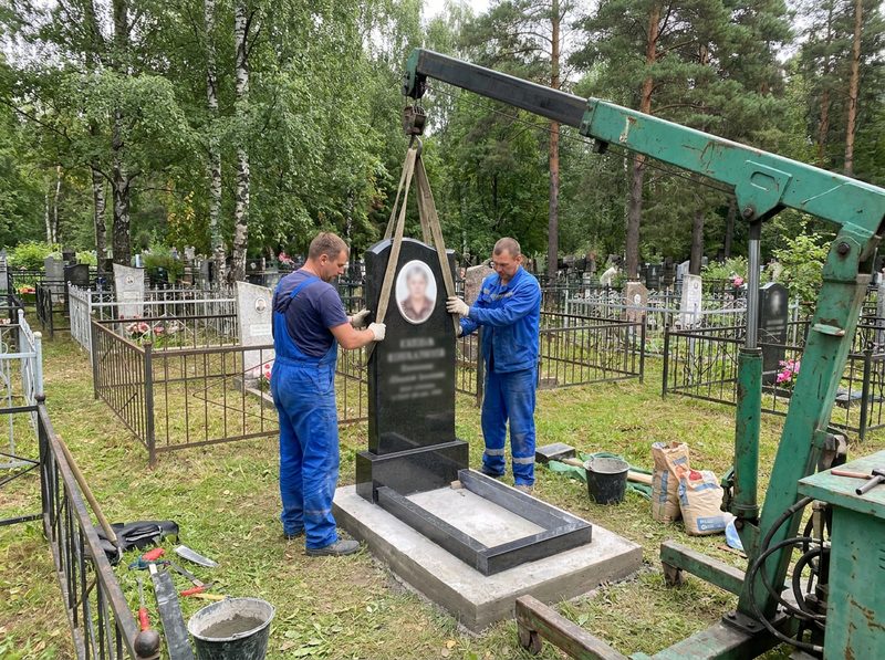 Установка памятника в Самаре — пример 3